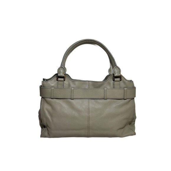 Burberry Grey Buffalo Leather Lambeth Bag - Picture 2 of 9